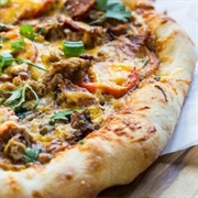 Pulled Pork, Chorizo & Veg Pizza