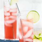 Hibiscus Lime Agua Fresca