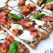 Cantaloupe Prosciutto Pizza
