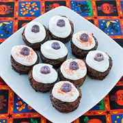 Boo Berry Brownie Bites
