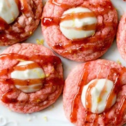 Strawberry Lemonade Cheesecake Cookies