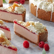 Raspberry Donut Cheesecake