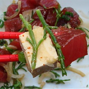 Asparagus Ahi Poke