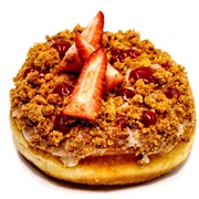 Fuzion Donuts Strawberry Cheesecake Donut