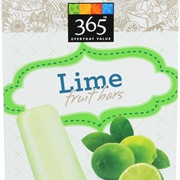 Lime Fruit Bars