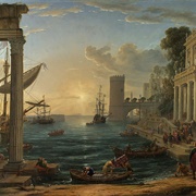 Embarkation of Queen of Sheba (1648)