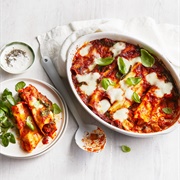 Aubergine Cannelloni Parmigiana