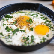 Egg and Goat Cheese