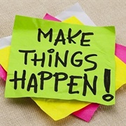 Have More Goals That Are "Completed Things" Than "Things To-Do"