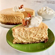 Roasted Carrot Ginger Cheesecake