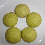 Vegan Pistachio Drop Cookies