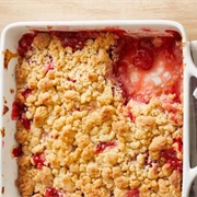 Strawberry Rhubard Crumble