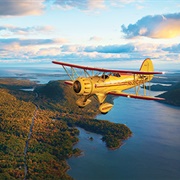 Acadia Air Tours Biplane Flight, Acadia National Park, USA