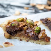 Pistachio Chocolate Nut Pie