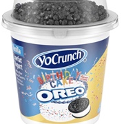 Yocrunch Oreo Birthday Cake Yogurt