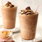 Peanut Butter Frozen Hot Chocolate