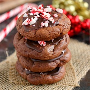 Peppermint Hot Chocolate Cookies