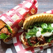 Italian Meatball Hero Sandwich