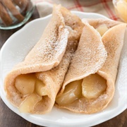 Apple Pie Pancake Rolls