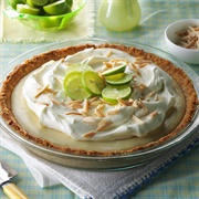 Marshmallow Almond Key Lime Pie