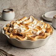 Mocha Mousse Pie With Toasted Milk Meringue