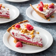 Coconut Raspberry Gelato Pie