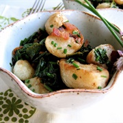 Baked Turnip Greens