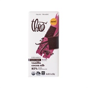 Theo Vanilla Cocoa Nib 85% Dark Chocolate
