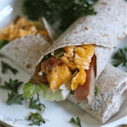 Egg and Yam Wrap