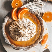 Sicilian Blood Orange Ricotta Pie With Meringue