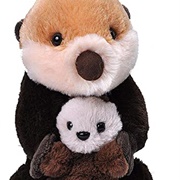 Wild Republic Mom and Baby Sea Otter Stuffed Animal