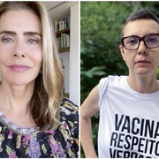 Maitê Proença and Adriana Calcanhotto