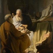 Two Old Men Disputing (Rembrandt Van Rijn)