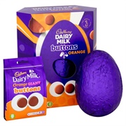Cadbury's Dairy Milk Orange Giant Buttons Easter Egg