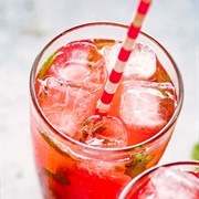 Strawberry Pomegranate Mojito