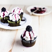 Black Mulberry Cupcake