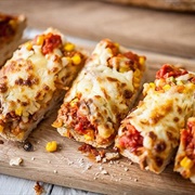 Tuna and Sweetcorn Ciabatta Pizza