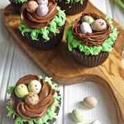 Easter Nest Cupcake