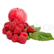 Apple and Raspberries