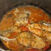 Stewed Bluefish