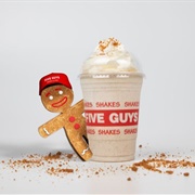 Five Guys Gingerbread Milkshake
