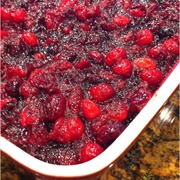 Baked Cranberries