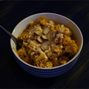 Apple and Red Onion Oatmeal
