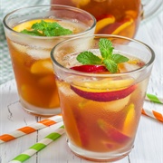 Nectarine Iced Tea