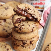 Nutella Stuffed Cookie