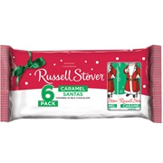 Russell Stover Caramel Santas Milk Chocolate
