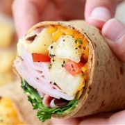 Egg and Tangerine Wrap