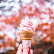 Cherry Blossom Ice Cream
