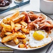 Ham, Egg and Chips