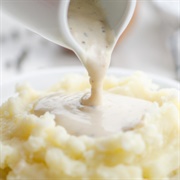 Mashed Potatoes With Country Gravy